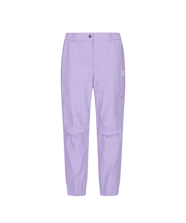 Lavender ANEW Golf Women Ventilation Slim Jogger Long Pants showcasing stylish design and comfortable fit.